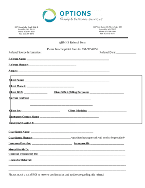 Referral Form: Assisted Living