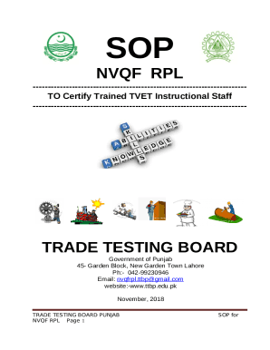 Trade Testing Board, PunjabRecognizing your skills