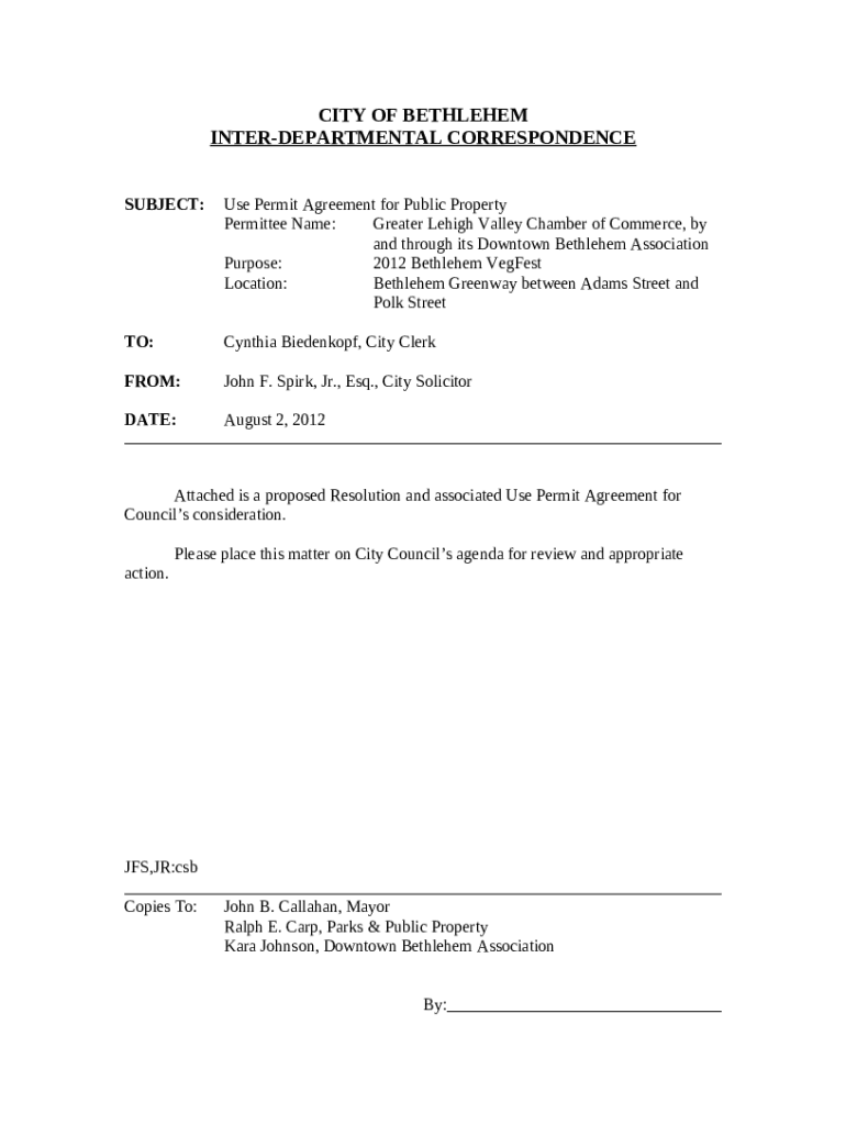 05e Use Permit Agreement Harvest Fest.pdf Doc Template pdfFiller