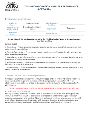 90 Day Probationary Period Template - Fill Online, Printable ...