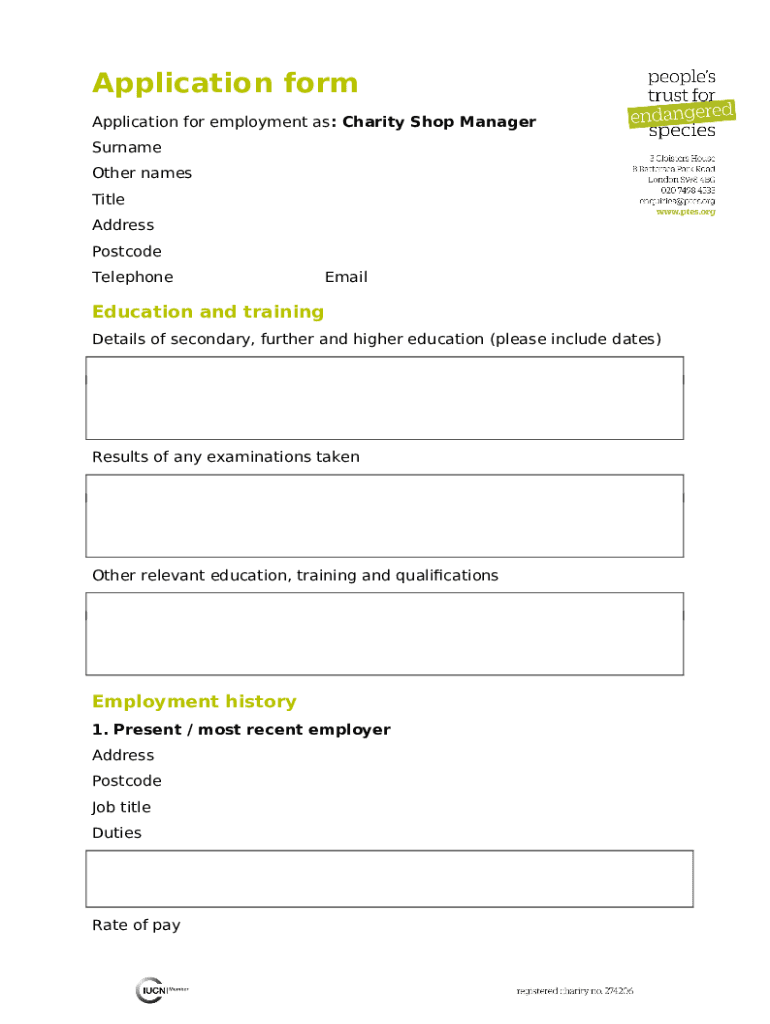 application for employment city of stanfield, oregon public Doc
