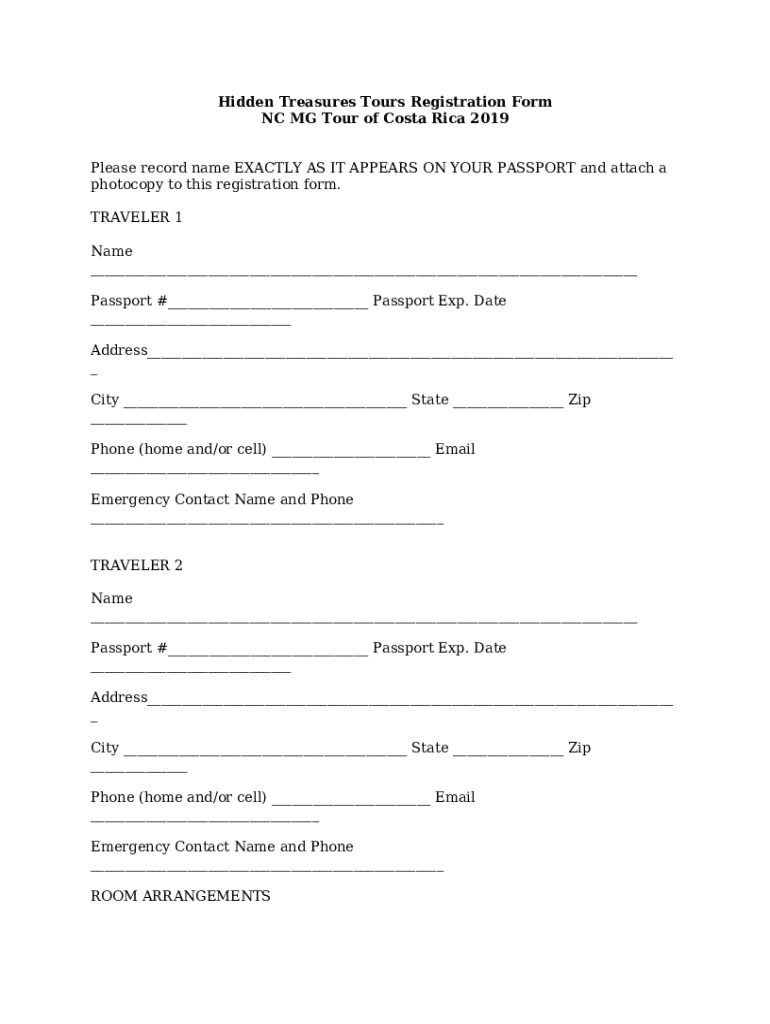 Hidden Treasures Tours Registration gardening ces ncsu Doc Template