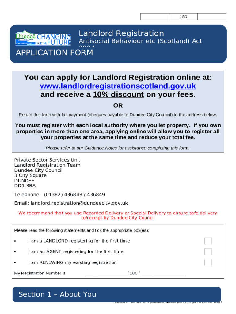 Before you start Scottish Landlord Register Doc Template pdfFiller