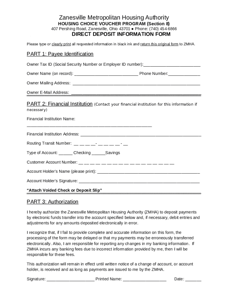 Zanesville Metropolitan Housing Authority Muskingum County Doc