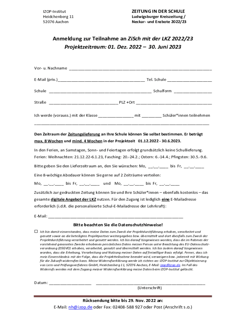 Form preview