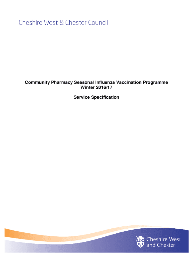 Fillable Online Community Pharmacy Seasonal Influenza Vaccination