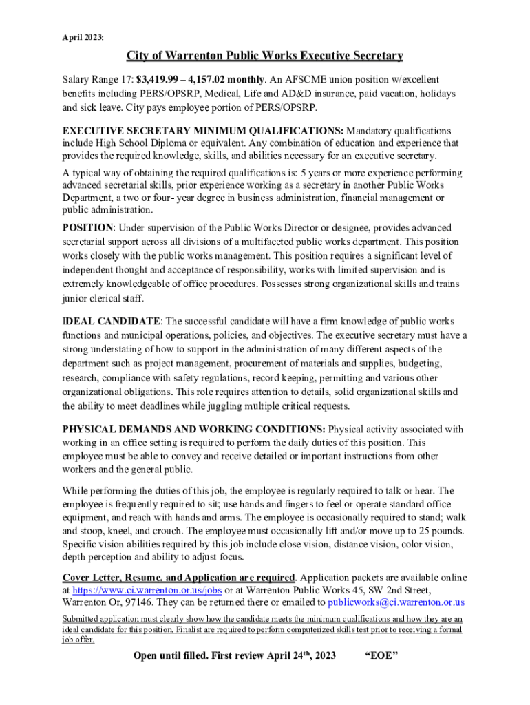 Fillable Online Department Of Public Works Salary For Executive Fillable Online Department Of Public Works Salary For Executive
