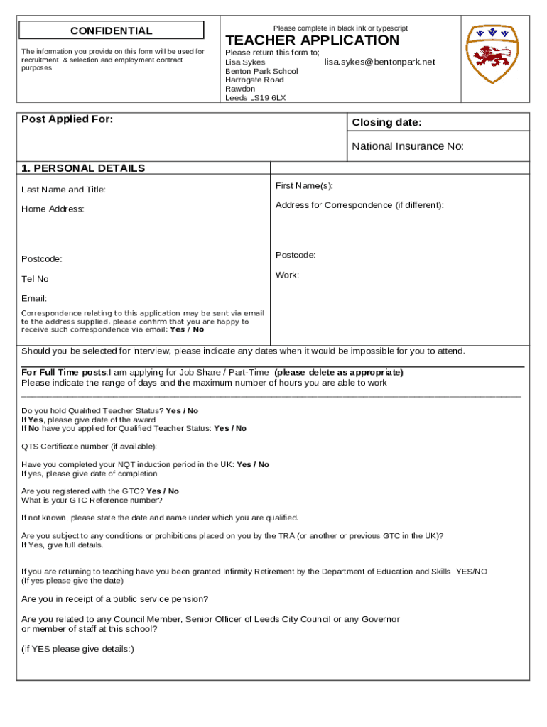 How To Use Job Application s For An Efficient ... Doc Template | pdfFiller