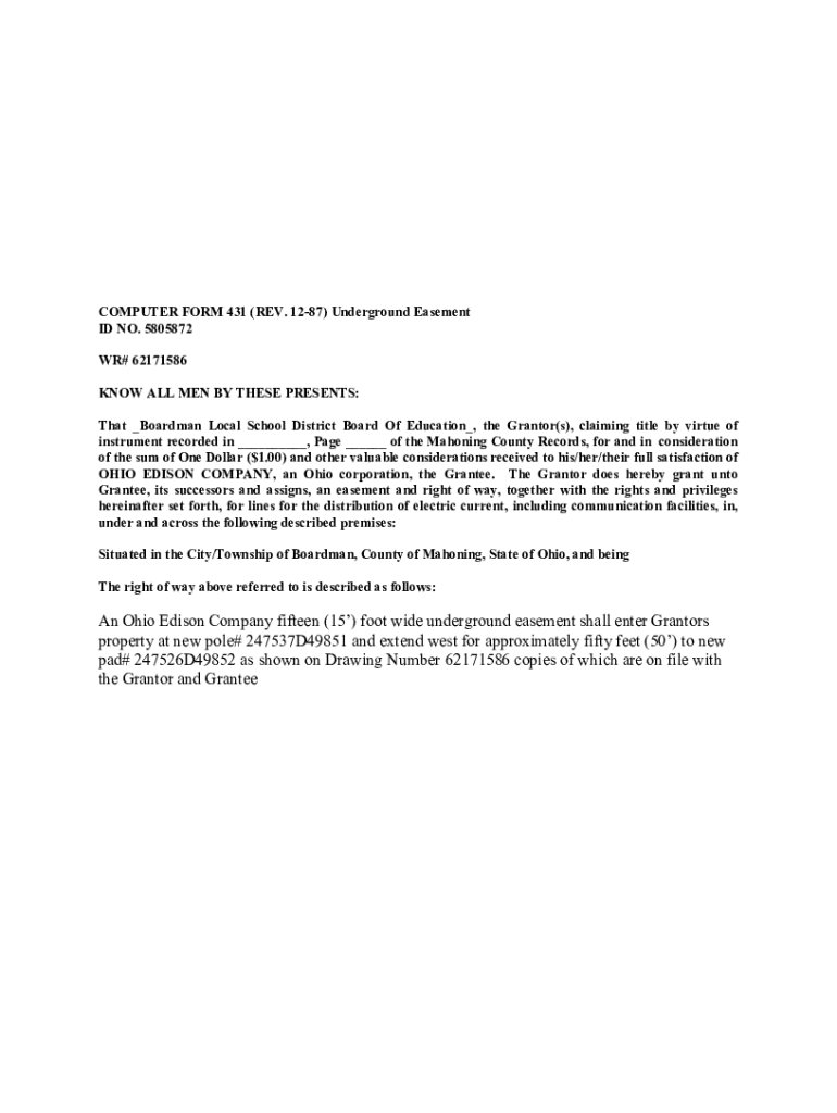 Fillable Online An Ohio Edison Company fifteen ( Fax Email Print