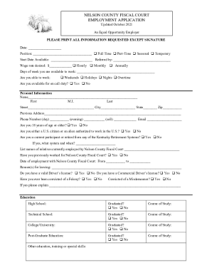meade county fiscal court - application for employment