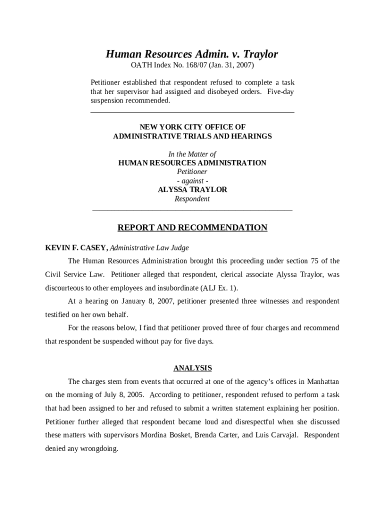 Audit of the Human Resources Administration/Department of archive