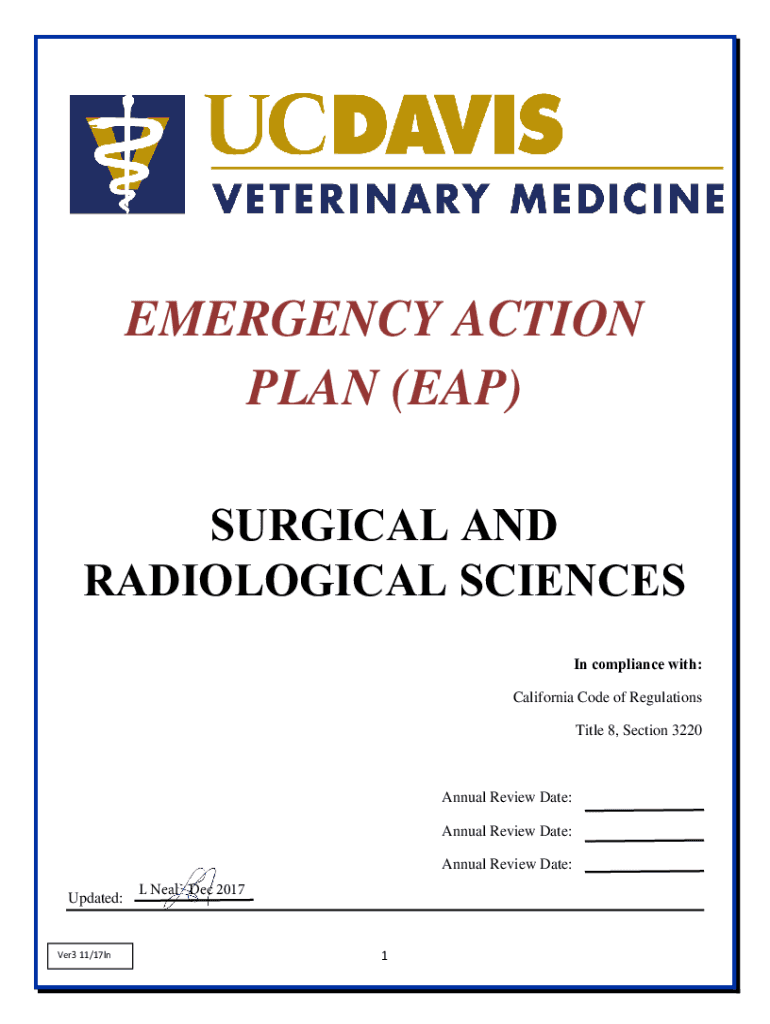 Fillable Online Notice Of Revised Emergency Action Plan Guidelines 