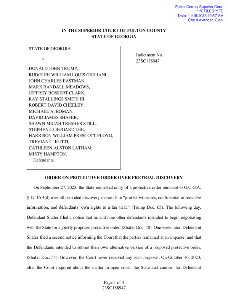 Fillable Online Fulton County court clerk confirms there are 10