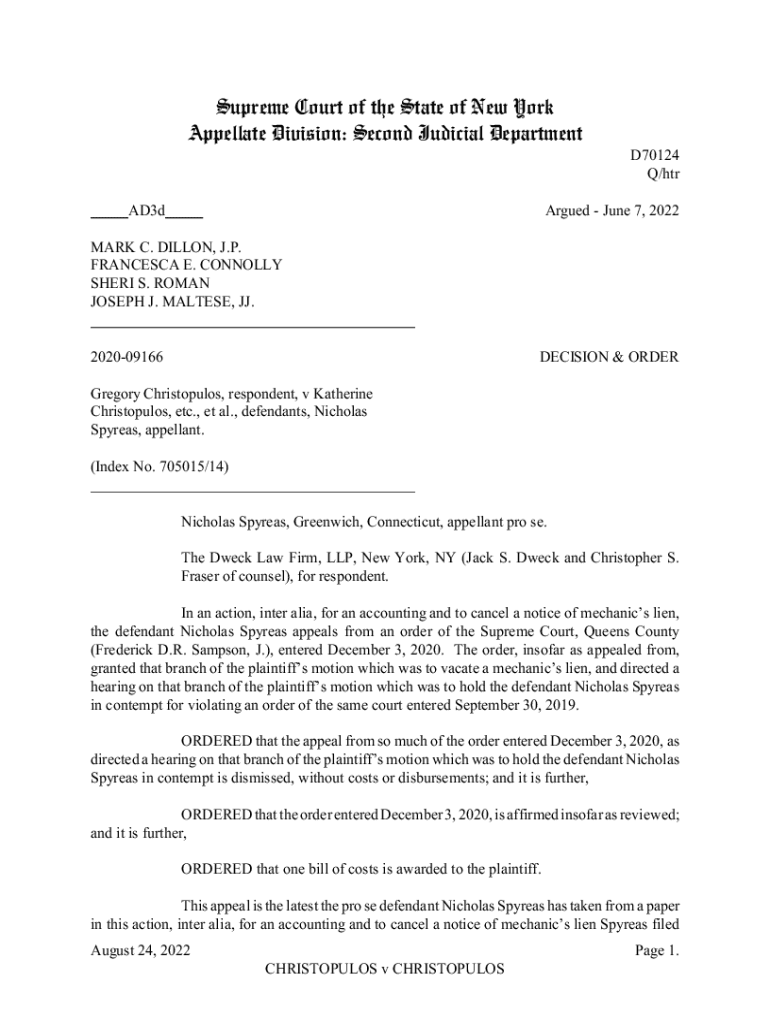 Fillable Online James McEvoy - New York State Unified Court System Fax ...