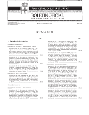 Boletin oficial del principado de asturias