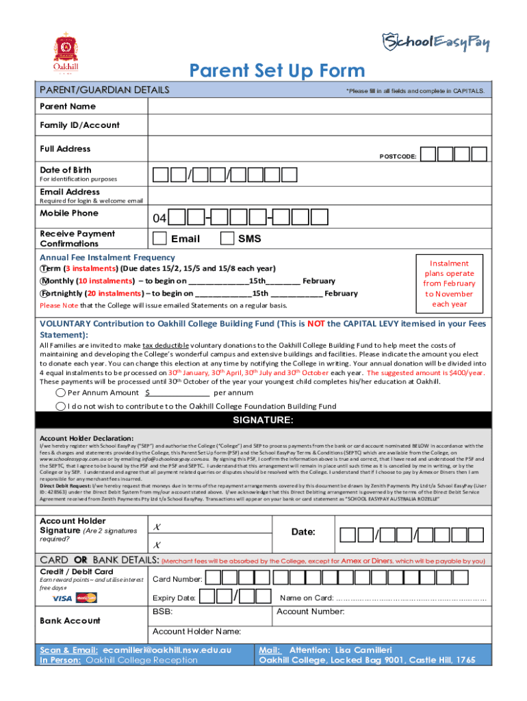 Fillable Online Form Family Details Fill Online, Printable, Fillable