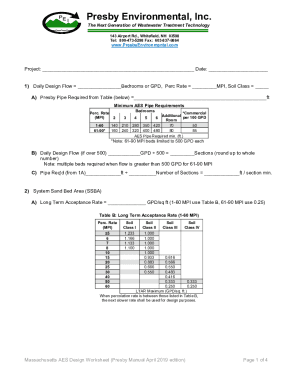 Presby Environmental, Inc 143 Airport Road Whitefield, NH ...