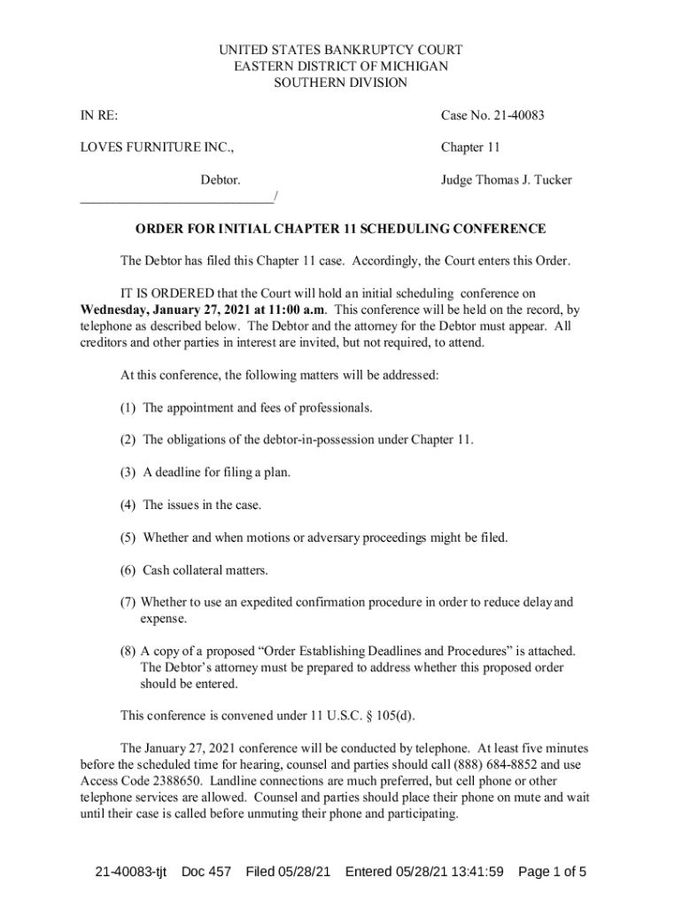 Fillable Online Case No. 2140083 LOVES FURNITURE INC., Cha Fax Email