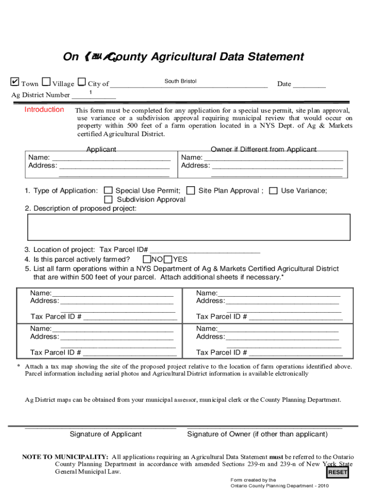 Fillable Online Planning Board Application RequirementsTown of South