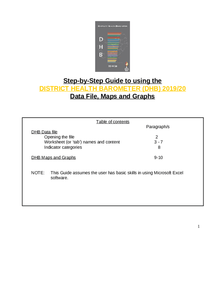District Health Barometers Doc Template pdfFiller