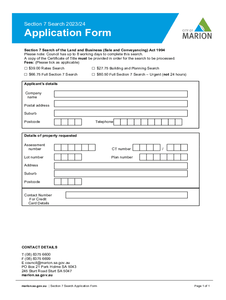 Fillable Online Section-7-Application-Form-23-24.doc Fax Email Print ...
