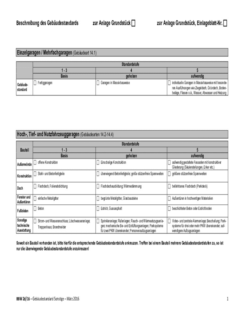 Beschreibung des Gebudestandards Preview on Page 1