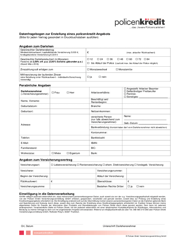 Form preview