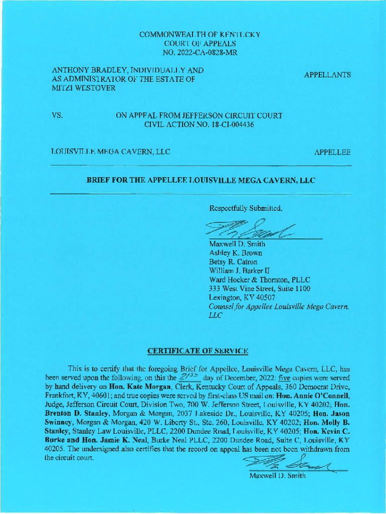 Fillable Online ANTHONY BRADLEY, INDIVIDUALLY AND AS Justia Law