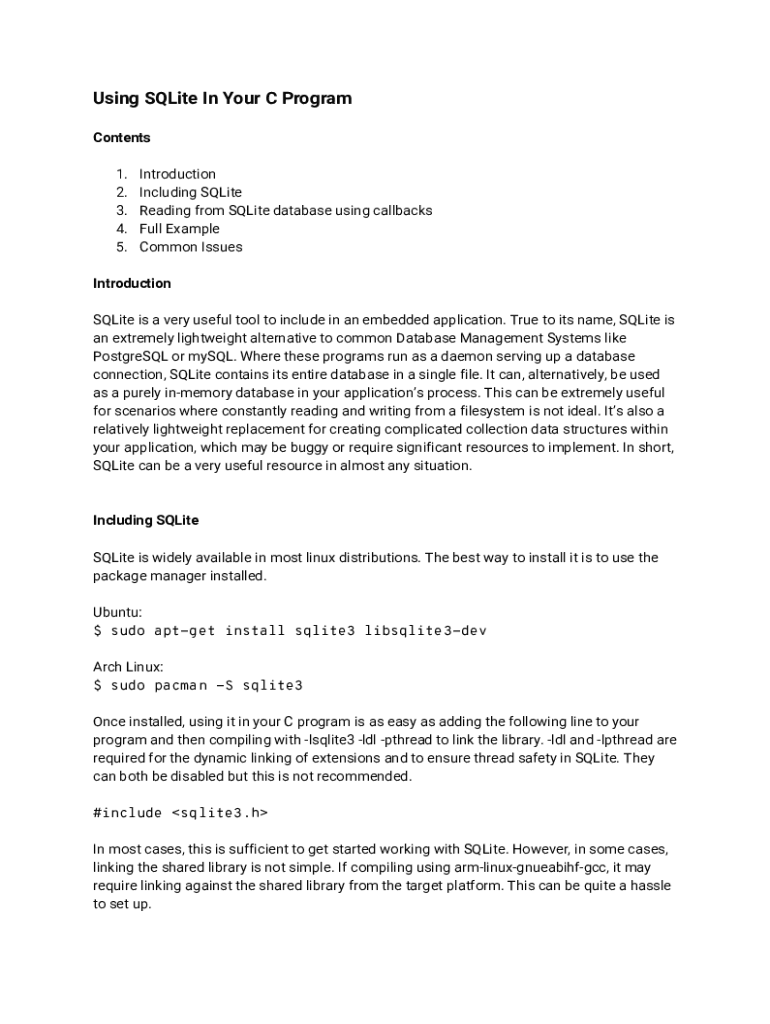 Fillable Online How To Use the sqlite3 Module in Python 3 Fax Email ...
