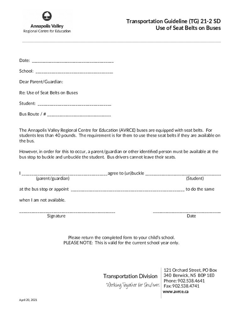 Fillable Online Guidelines for children seating in School Bus and other vehicles Fax Email Print