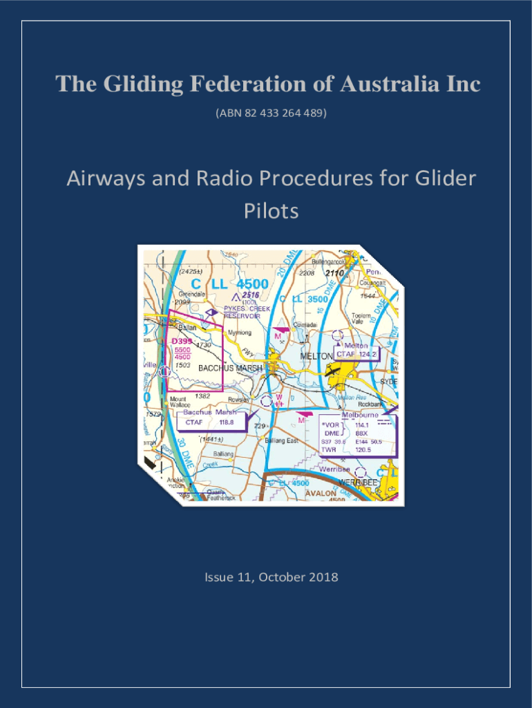 Fillable Online The Gliding Federation of Australia Inc Operations