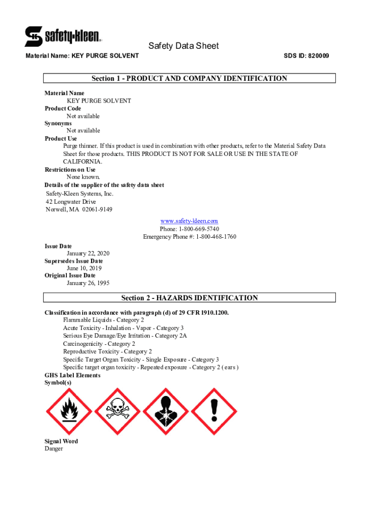 Fillable Online msds/sds Material Safety Data Sheets Sunnyside
