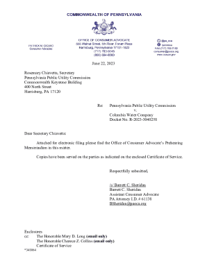 OCA Filing Letter -- Prehearing Memorandum (00348064).DOC