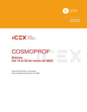 Informe de feria cosmoprof 2023