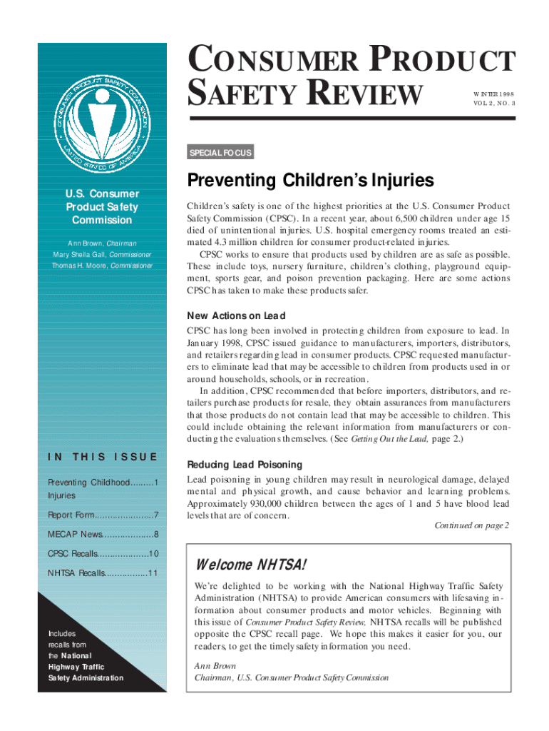 Fillable Online CPSC Issues Federal Safety Standard for Bunk Beds Fax