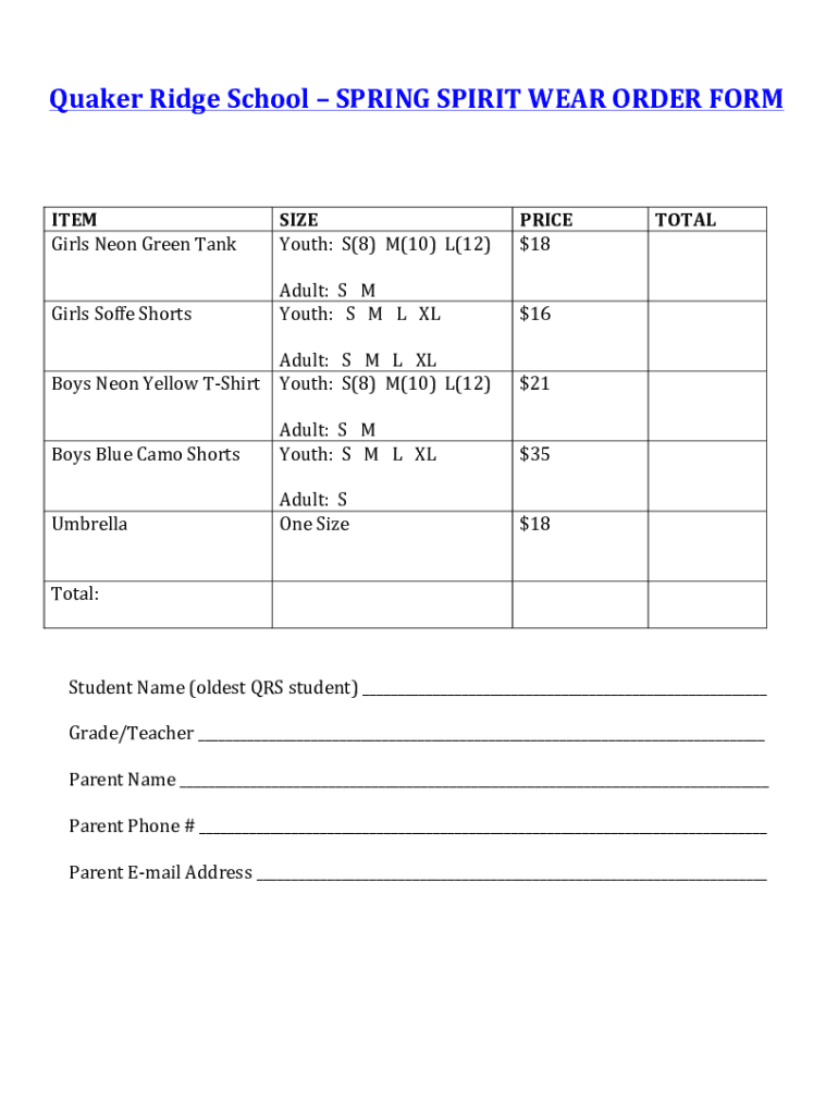 Form preview