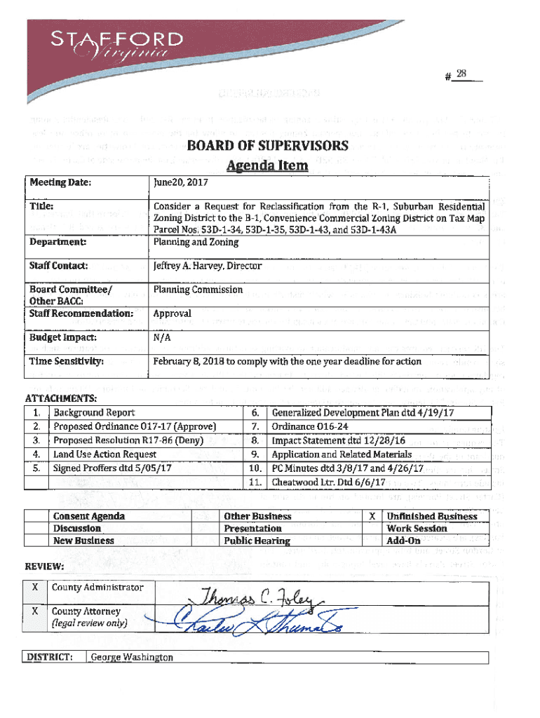 Fillable Online bos stafford va 17.210.015 RESIDENTIAL ZONING DISTRICT