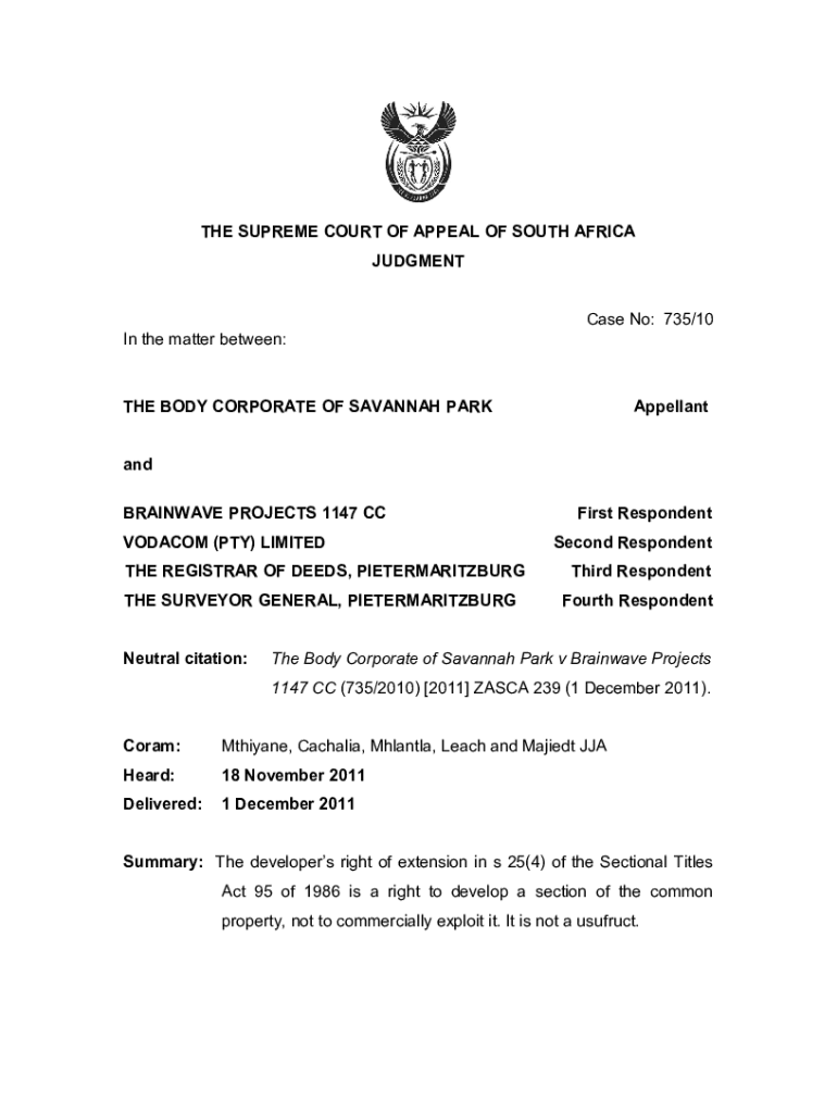 Fillable Online Fillable Online THE BODY CORPORATE OF SAVANNAH Fax