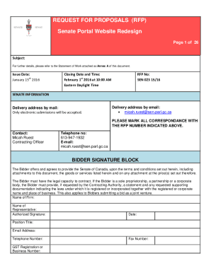 Bellevue Request for Proposal for Website Redesign Project