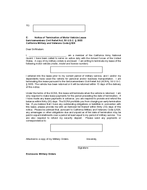 TO: E: Notice of Termination of Motor Vehicle Lease ... - ca-jag.us