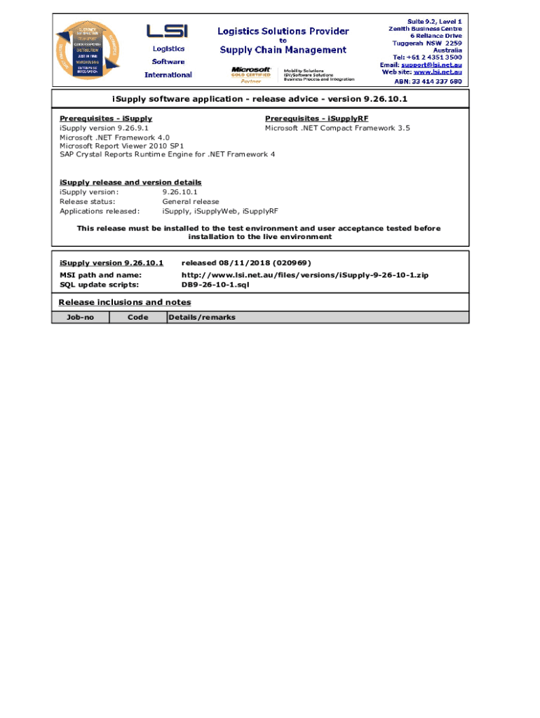 Fillable Online lsi net net 4.8 and Application Catalog Roles