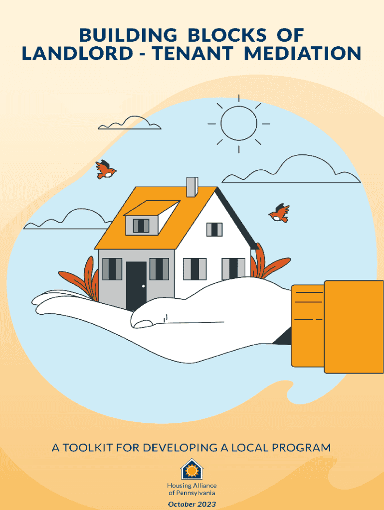 Fillable Online Building Blocks of Landlord Tenant Mediation Fax Email