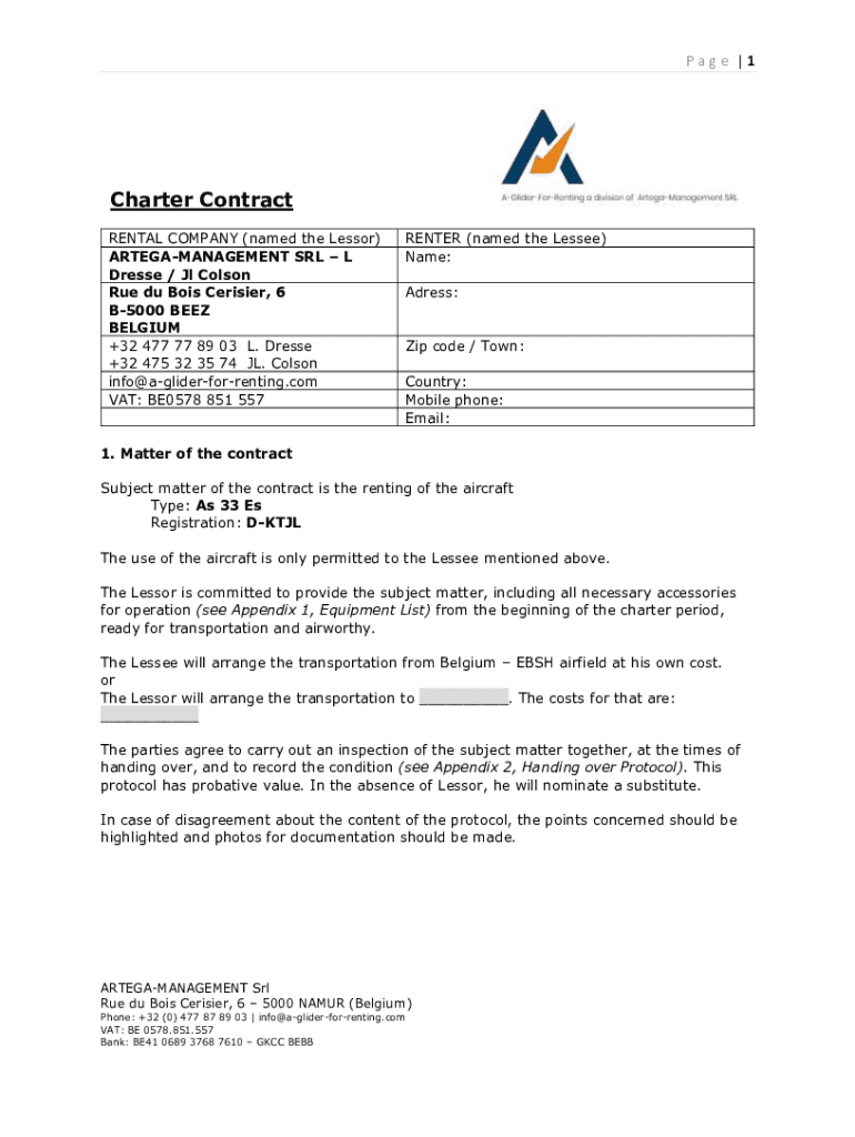 Fillable Online Party Rental Contract Template - Fill Online, Printable ...