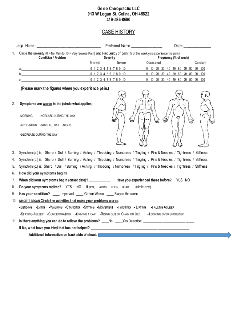 Geise Chiropractic, LLC - Chiropractor in Celina, OH US :: Home Preview on Page 1