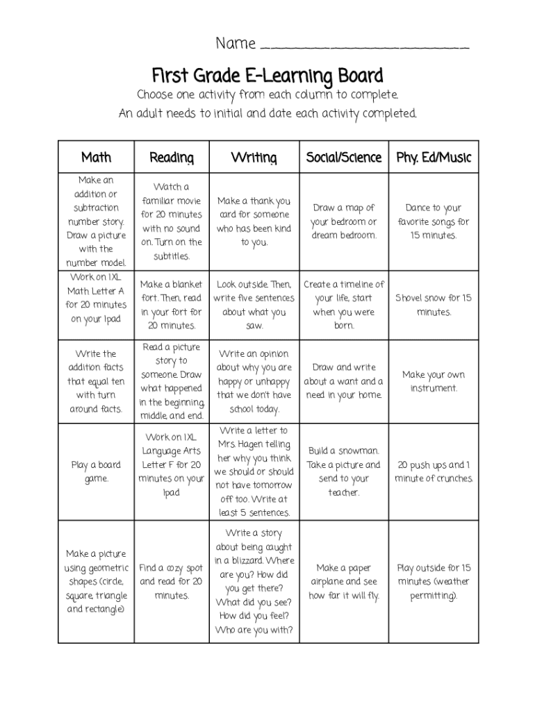 Fillable Online Addition and Subtraction Worksheets - Year 1 Fax Email ...