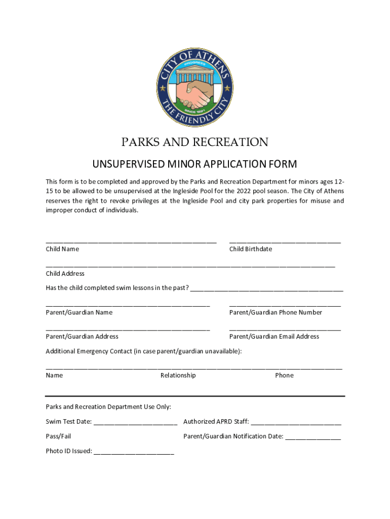 Fillable Online Ingleside Pool Open for Regular Operating Hours Fax