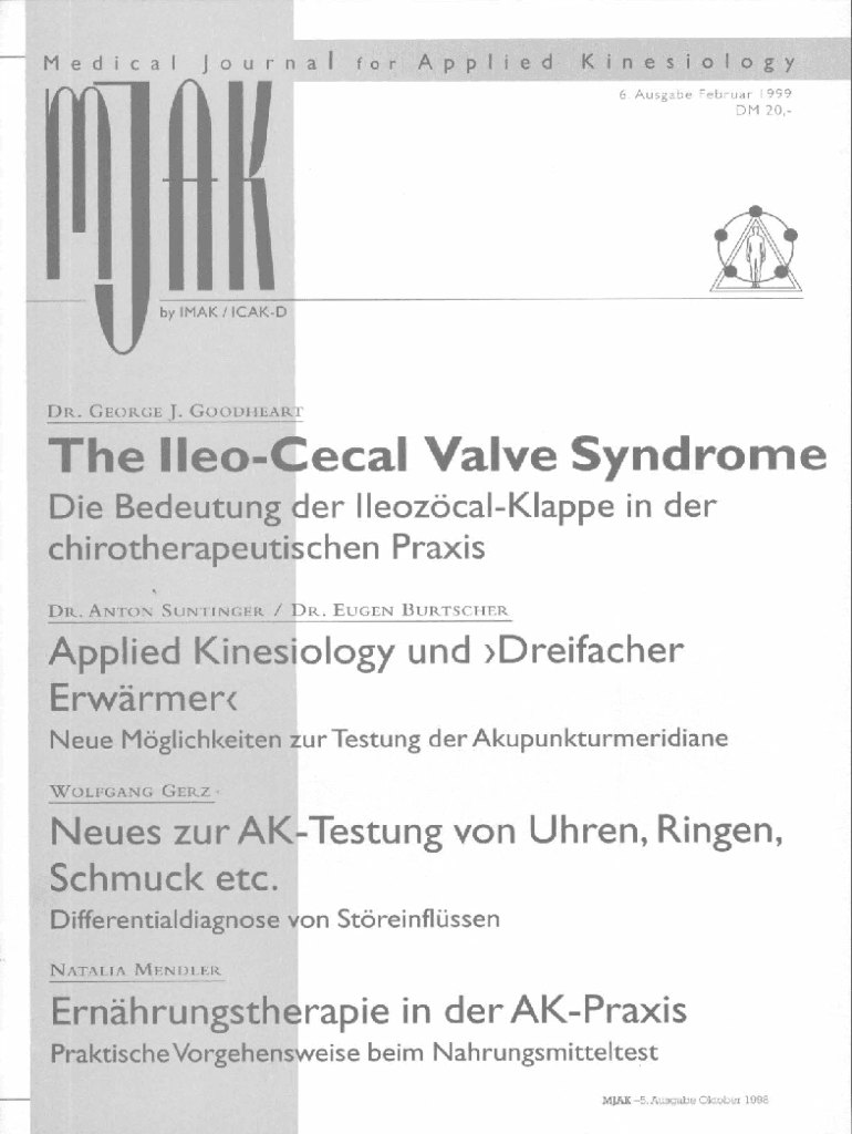 Ausfüllbar Online Ileocecal valve dysfunction in small intestinal