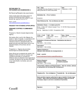 Request for Proposals Translation and Editing Services