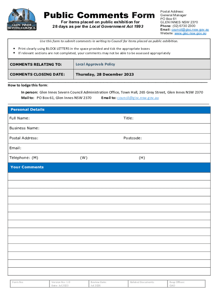 Form preview