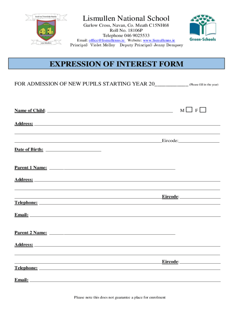 Fillable Online Garlow Cross, Navan, Co Fax Email Print pdfFiller